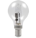 Heathfield 42w SES E14 Clear Halogen Golfball G45 Energy Saving Bulb - Pack of 10