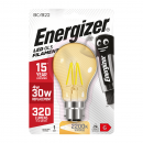 LED Filament Gold GLS B22 (BC) 320lm 4.2W 2,200K (Warm White), Blister of 1