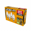 JCB LED Candle E14 (SES) 470lm 5.5W 3,000K (Warm White) - Pack of 4