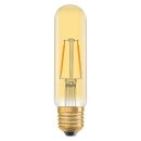 Osram 1906 LED 2.5W (20w) 240v E27 ES Vintage Filament Gold Glass Tubular Light Bulb