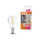 Osram LED Star+ 4W 240v SES E14 Clear Filament Golfball Bulb Relax & Active 2700K & 4000k