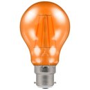 Crompton 4.5w 240v BC B22 LED Filament Harlequin GLS Bulb Orange 13698