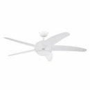 Bendan 132cm Indoor Ceiling Fan White Finish White Blades Opal Frosted Glass 72140