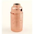 Jeani Small Edison Screw A103BC 10mm Entry Lamp Holder Table Lamp E14 ES Bulb Bright Copper