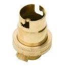 Jeani Lamp Holder A99M 10mm Entry SBC Small Bayonet Screw Plain Liner Brass