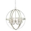 Westinghouse Stella Mira Brushed Nickel Finish Pendant Fitting 6 Light Chandelier 63283