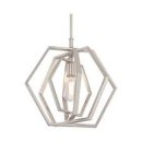 Westinghouse Holly Indoor Pendant Fitting Brushed Nickel Finish 63698