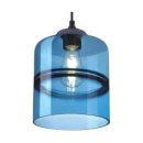 Pendant Fitting Matte Black Finish Sapphire Glass 63666