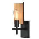 Westinghouse Sirino One-Light Indoor Wall Fixture Matte Black Finish 65759