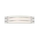 Westinghouse Aurelio 21W One-Light LED Indoor Wall Fixture Brushed Nickel Finish with Frosted Glass 63718