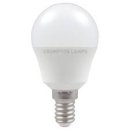 Crompton 5.5W (40w) 240v SES E14 2700k LED Golfball Thermal Plastic Light Bulb