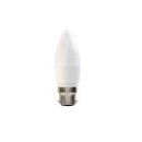 Integral 6w 240v B22 LED WarmTone Frosted Candle 1800-2700k Warm White Dimmable 220 Beam ILCANDB22DC058