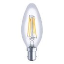 Integral 3.4w 220-240v 470lm LED Candle B15 2700k Warm White Dimmable 330 Degree Beam Clear ILCANDB15D051