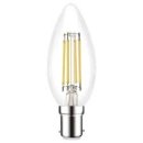 Integral 4.2w 220-240v 470lm LED Candle B15 4000k Cool White Dimmable 320 Degree Beam Clear ILCANDB15DE078