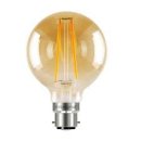 Integral 2.5w 220-240v 170lm LED Globe G80 B22 1800k Ultra-Warm White Non-Dimmable 300 Degree Beam Amber ILGLOBB22N002