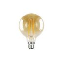 Integral 2.5w 220-240v 170lm LED Globe G95 B22 1800k Ultra-Warm White Non-Dimmable 300 Degree Beam Amber ILGLOBB22N004