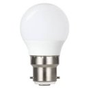 Integral 2.2w 220-240v 250lm LED Golfball B22 2700k Warm White Non-Dimmable 240 Degree Beam Frosted ILGOLFB22NC051