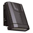 Integral 80w LED Compact Tough Wall Pack Lights Capra Black 4000k Cool White