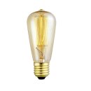 Eglo Vintage 60w 240v ES E27 Gold ST48 Squirrel Cage Bulb 49501