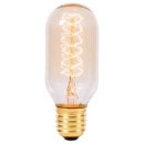 Bell 60W 240v ES E27 Vintage Tubular Twisted Filament  Amber 108x45mm 01497