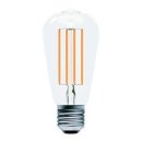 Bell Lighting 6w ES Aztex LED CRI90 Filament ST64 Clear 2200k Dimmable 60214