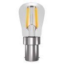 Bell Lighting 2w 240v SBC Aztex LED CRI90 Filament Pygmy Clear 2200k Dimmable 60222