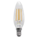 Bell Lighting 4w 240v SES LED Filament Candle Clear 2700k 05025