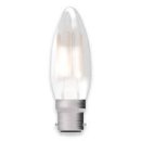 Bell Lighting 3.3w 240v BC LED Filament Candle Satin 2700k 60707