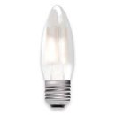 Bell Lighting 3.3w 240v ES LED Filament Candle Satin 2700k 60709