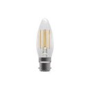 Bell Lighting 4w 240v BC LED Filament Candle Clear 2700k Dimmable 05305