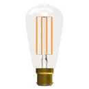 Bell Lighting 3.3w 240v BC LED Filament ST64 Clear 2700k Dimmable 60777