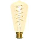 Bell Lighting 4w 240v BC LED Vintage Soft Coil Vertical Filament ST64 Amber 1800k Dimmable 60018