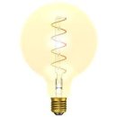 Bell Lighting 4w 240v ES LED Vintage Soft Coil Vertical Filament Large Globe Amber 1800k Dimmable 60021