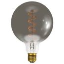 Bell Lighting 4w 240v ES LED Vintage Soft Coil 125mm Globe Gunmetal 1800k Dimmable 60029