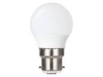 Integral 2.2w 220-240v 250lm LED Golfball B22 4000k Cool White Non-Dimmable 240 Degree Beam Frosted ILGOLFB22NE075