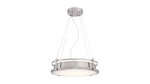 Westinghouse Andro LED Indoor Chandelier Pendant Brushed Nickel Finish with Frosted Lens 63722