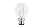 Integral 1.8w 220- 240v 250lm LED Golfball B22 2700k Warm White Non-Dimmable 320 Degree Beam Clear ILGOLFB22NC003