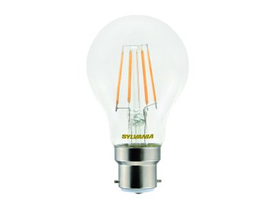 Sylvania ToLEDo 4.5w 240v B22 2700K Warm White Retro Clear Vintage GLS 0028213 - Pack of 4