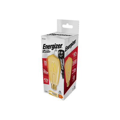 LED Filament Gold ST64 E27 (ES) 470lm 5W 2,200K (Warm White), Box of 1