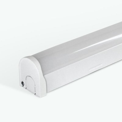 Heathfield 6ft 65w Beech Single LED Batten Fitting CCT 3000K / 4000K / 6000K