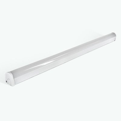 Heathfield 6ft 65w Beech Single LED Batten Fitting CCT 3000K / 4000K / 6000K - Emergency