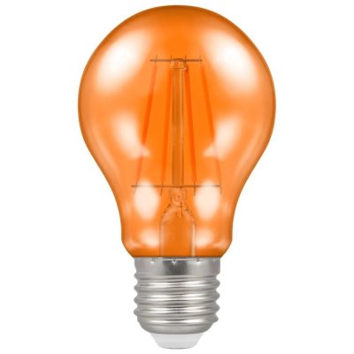 Crompton 4.5w 240v ES E27 LED Filament Harlequin GLS Bulb Orange 13704