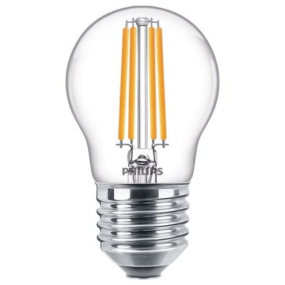 Philips LED Classic Filament 6.5w 240v ES E27 2700K Light Bulb Vintage Golfball