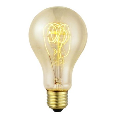 Eglo Vintage 60w 240v ES E27 Gold large GLS Bulb 49503