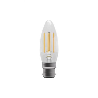 Bell Lighting 4w 240v BC LED Filament Candle Clear 2700k 05022