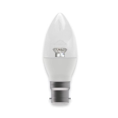 Bell Lighting 2.1w 240v BC LED Candle Clear 2700k Dimmable 60566