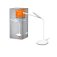 LEDVANCE Panan White LED Table Desk Lamp 5w 3000K Double Disc Dimmable