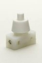 Jeani 703 Miniature 2A White 240V Push Button Press Switch Lamp Light