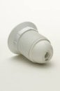 Jeani Edison Screw A42W 10mm Entry Lamp Holder Table Lamp E27 Large Screw ES Bulb White Plastic