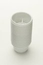 Jeani Small Edison Screw A103W 10mm Entry Lamp Holder Table Lamp E14 ES Bulb White Plastic